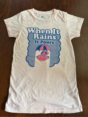 Vintage Soft Blush Pink T-shirt, Local Celebrity, When It Rains It Pours, Size S